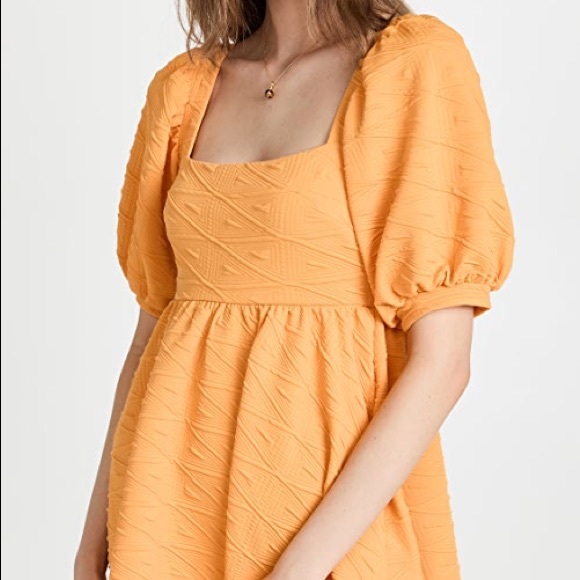 Free People Violet Puff Sleeve Dress - Picture 2 of 2